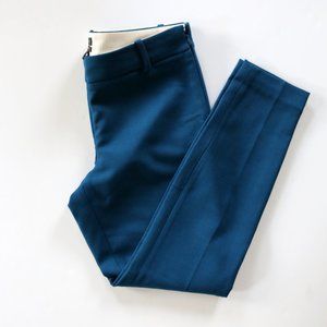 J.Crew Blue Minnie Pant Wool Blend Skinny Size 6P